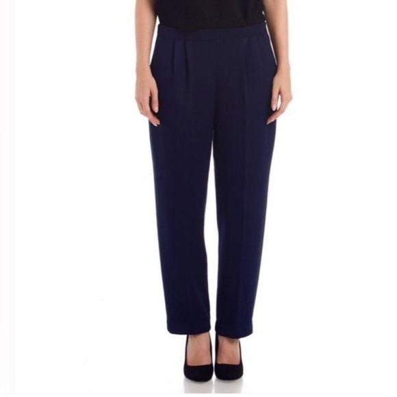 St. John Pants - St. John Santana Pleated Pockets  Knit Pants Size 14 b5
